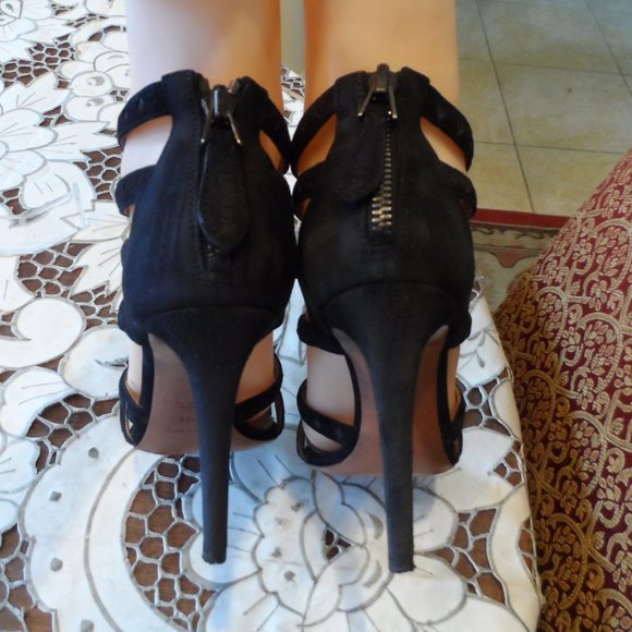 Alaia Black Multi-Strap Heels - Picture 10 of 16
